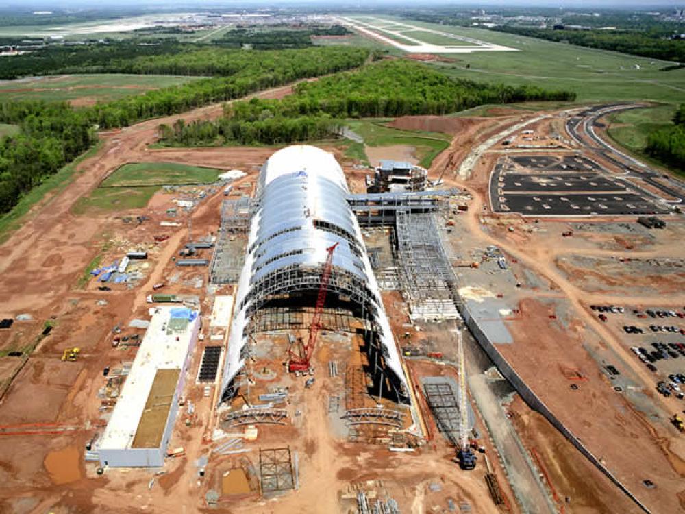 Udvar-Hazy Center Aerial View Looking N, May 02