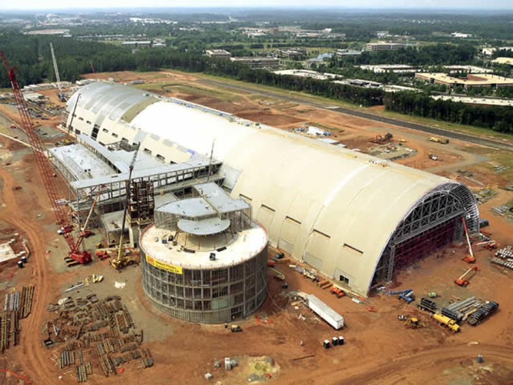 Udvar-Hazy Center Aerial View Looking SW, Jul 02