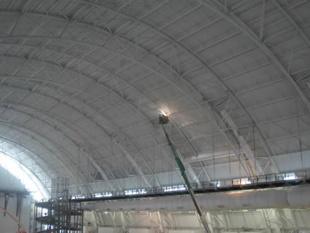 Some High-Level Work in the Aviation Hangar