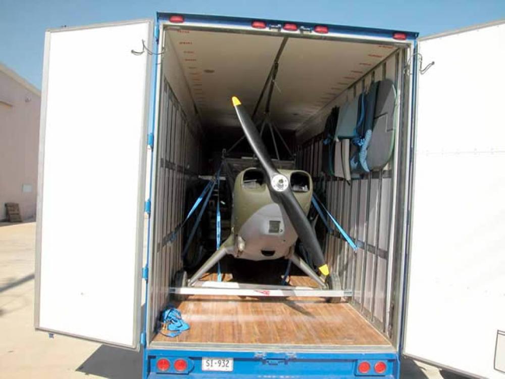 Stinson L-5 makes its move to the Udvar-Hazy Center