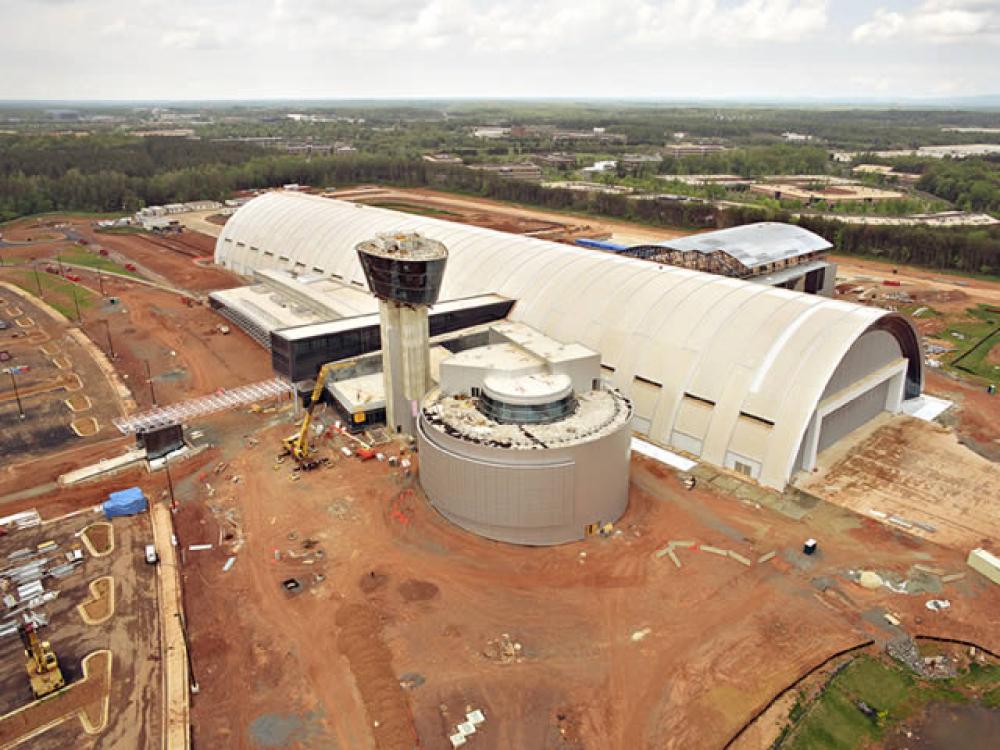 Udvar-Hazy Center Aerial View Looking SW, May 03