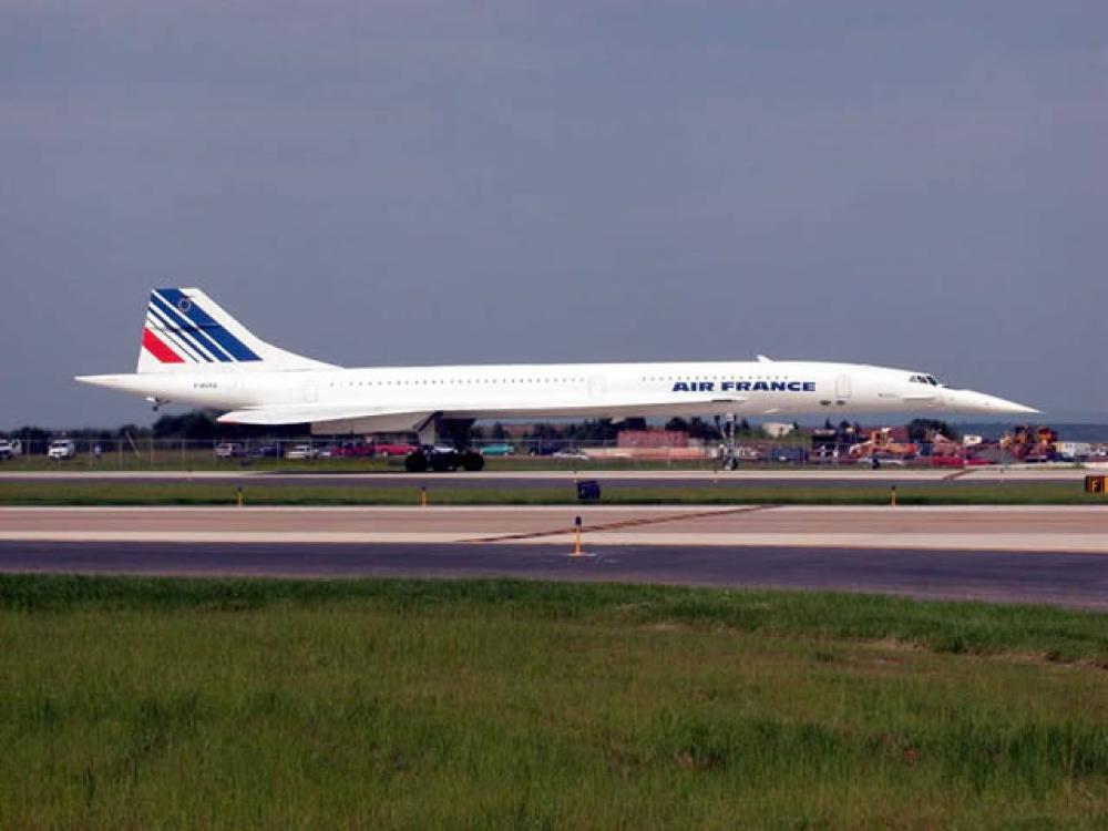 Concorde arrival at Washington Dulles Airport