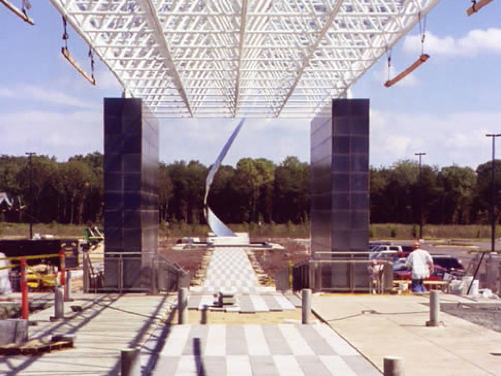 Ascent Sculpture at the Udvar-Hazy Center