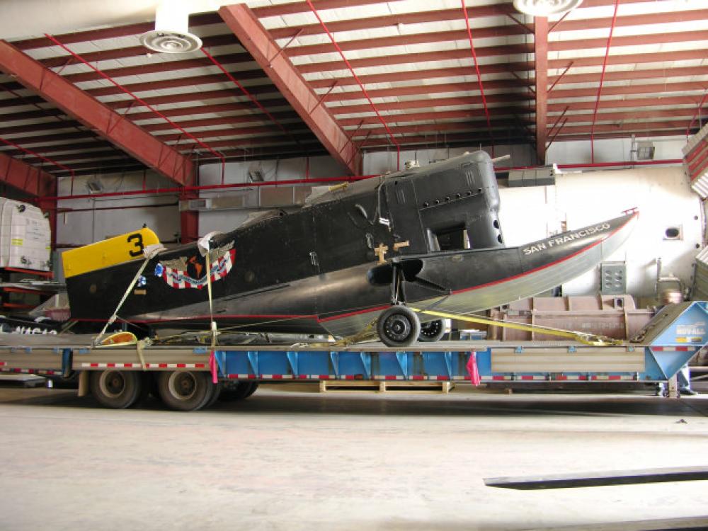 Loening OA-1A Ready to Move from the Garber to the Udvar-Hazy Center