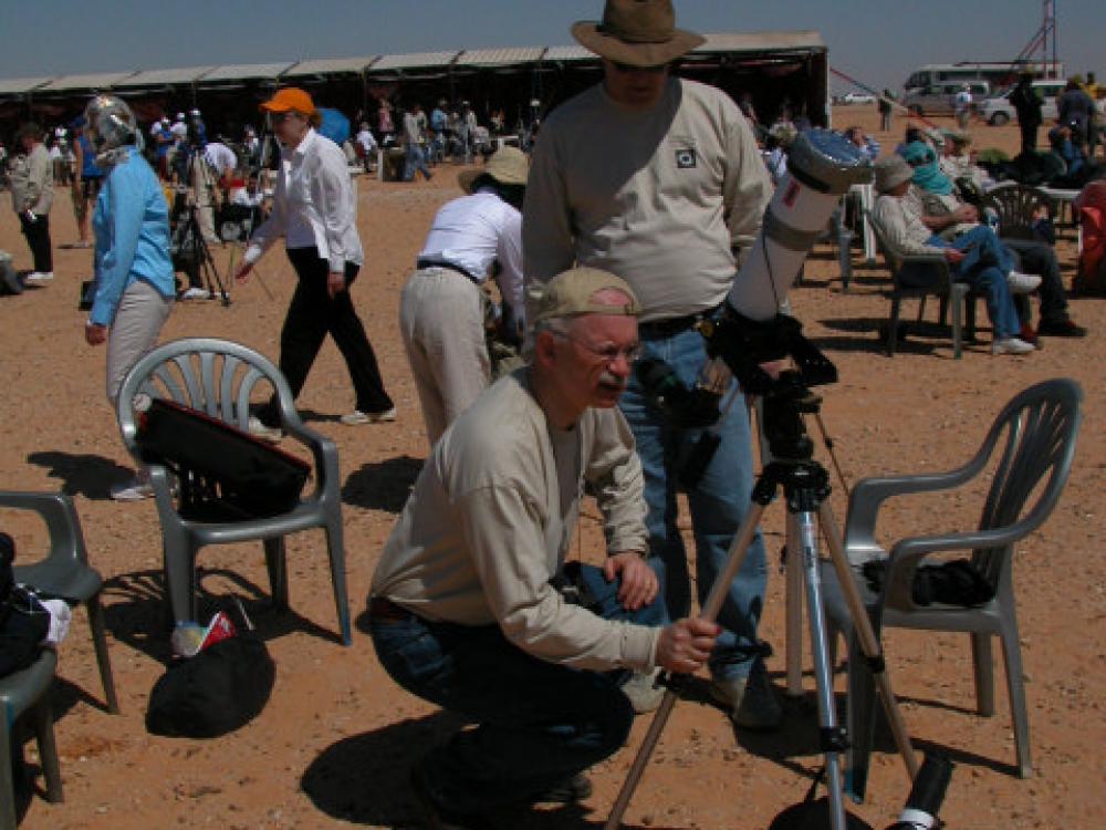 Mike Neufeld in Libyan Desert 