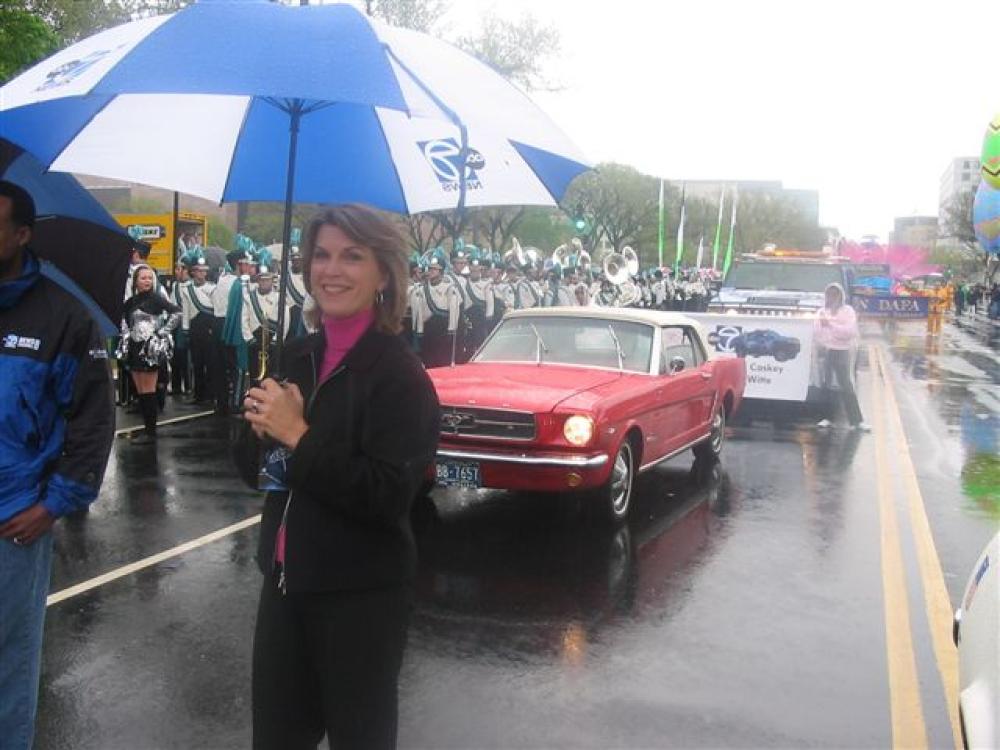 Brian Nicklas in Cherry Blossom Parade with Kathleen Matthews