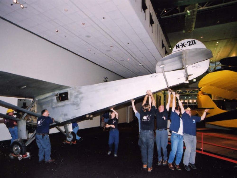 Spirit of St. Louis During Move in 2001