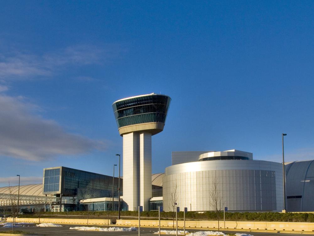 Steven F. Udvar-Hazy Center at Dusk