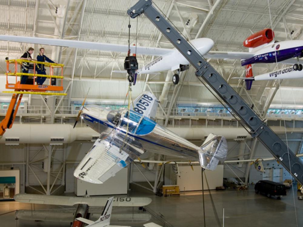 Globe Swift GC-1A Installed at the Udvar-Hazy Center