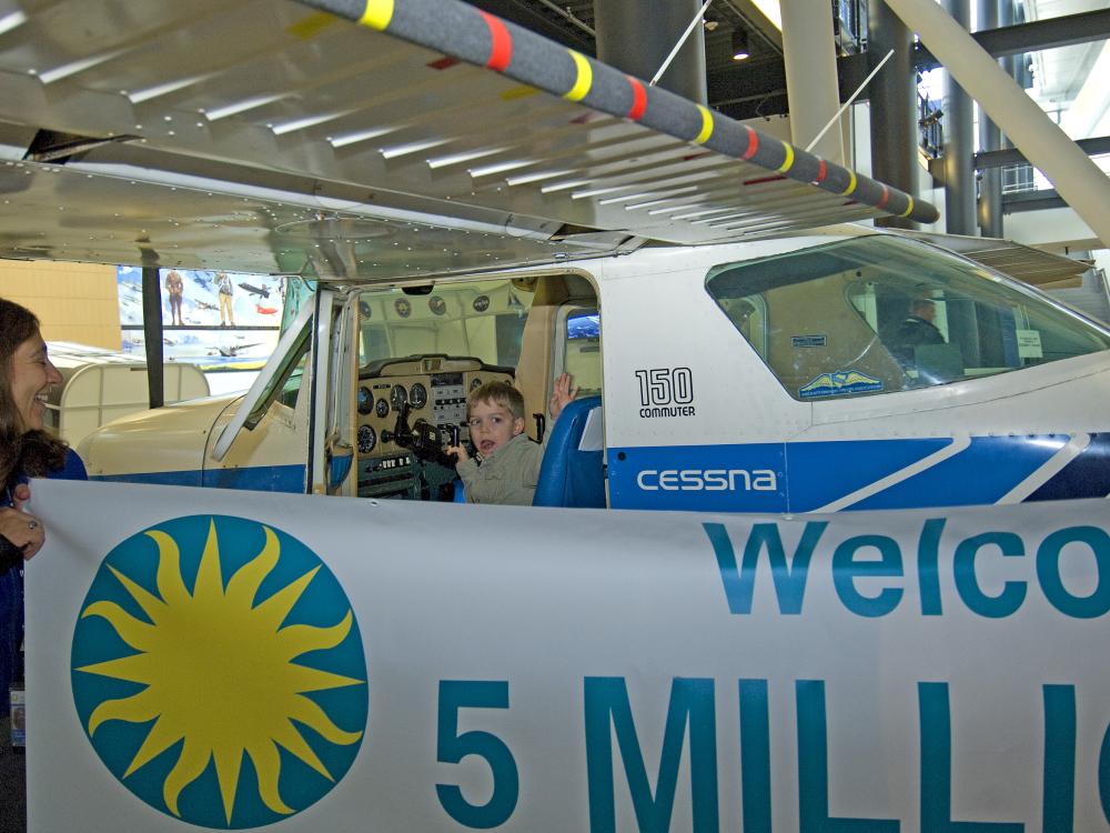 Quinn Neibergall, UHC Five Millionth Visitor