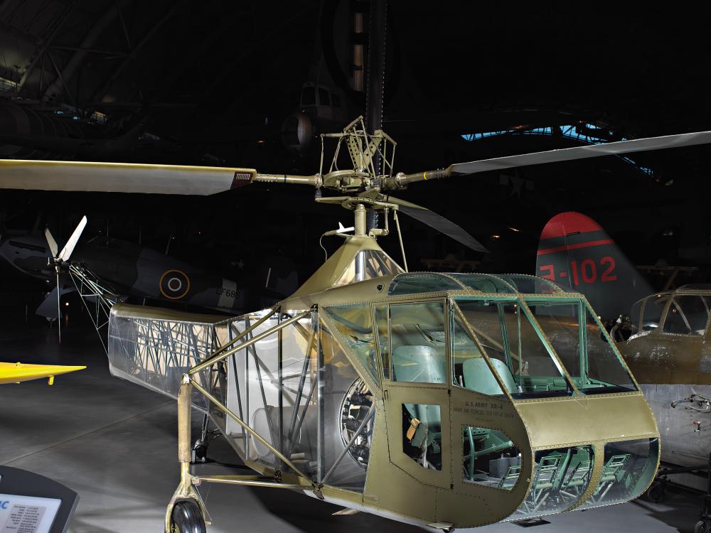 Vought-Sikorsky XR-4C at the Udvar-Hazy Center