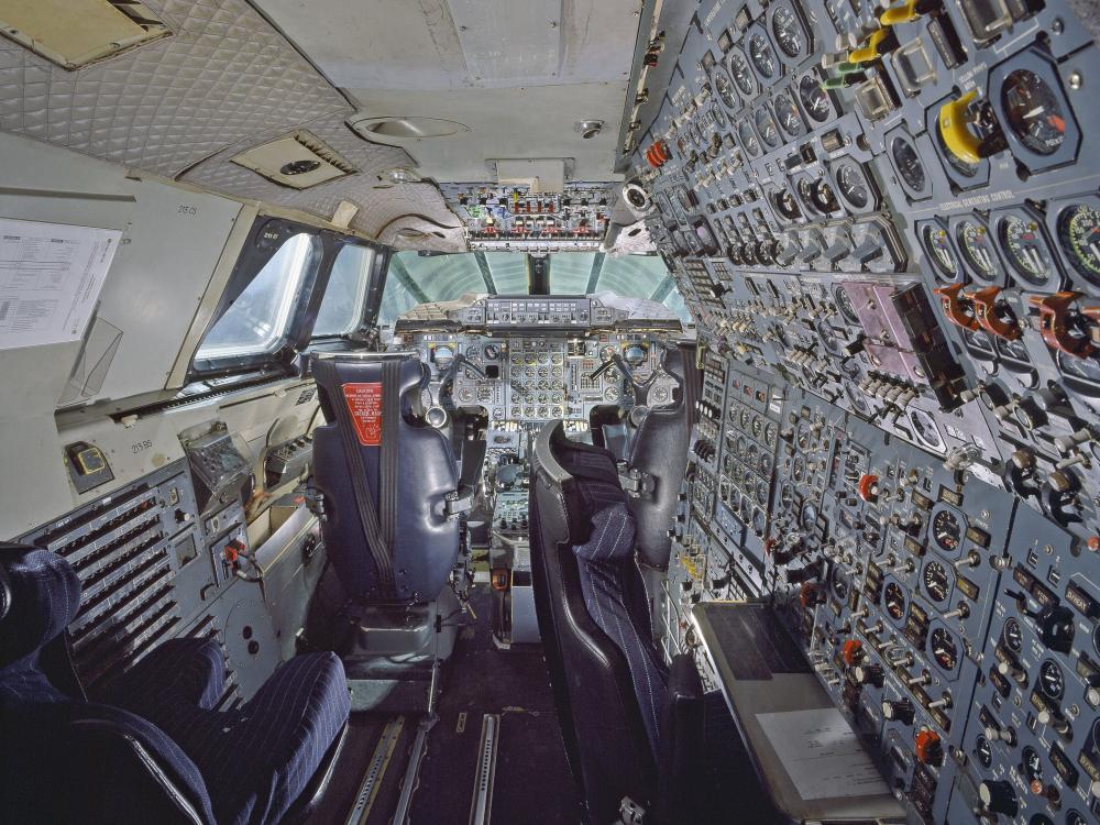 Concorde, Fox Alpha, Air France Cockpit at the Udvar-Hazy Center