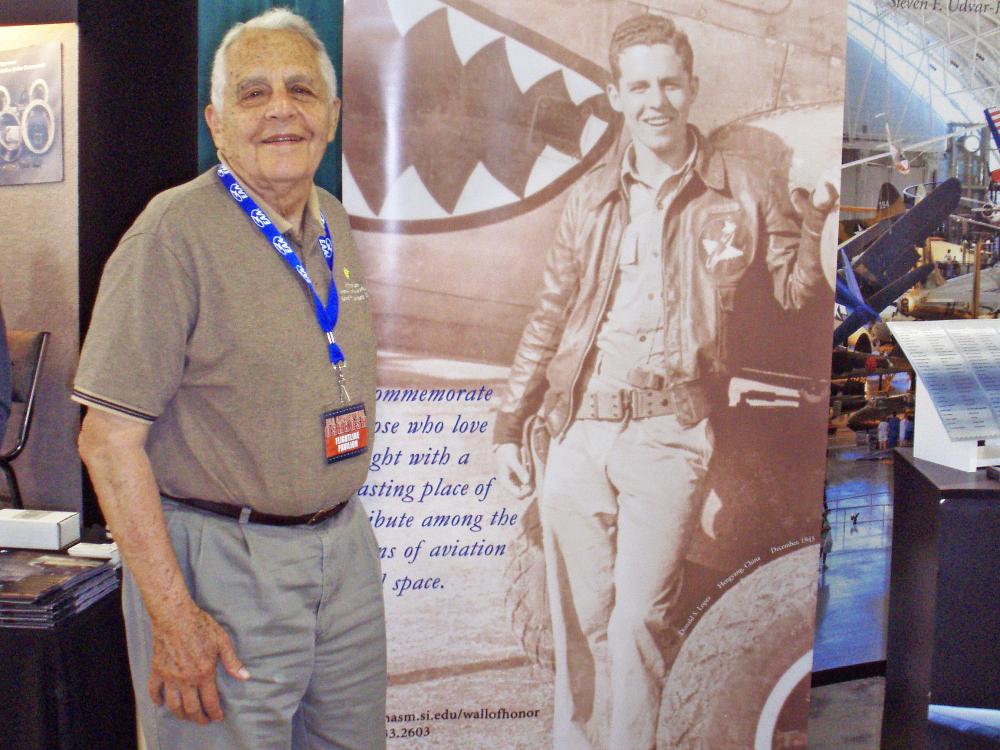 Don Lopez at EAA Air Venture Oshkosh, 2007