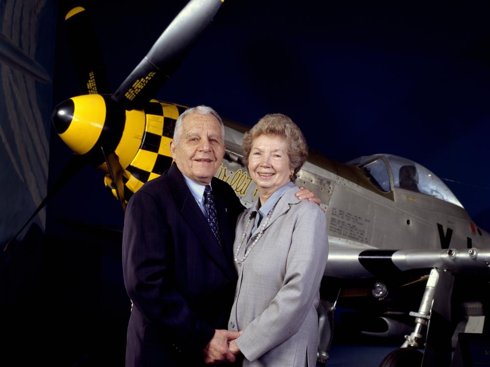 Don Lopez and his wife, Glindel