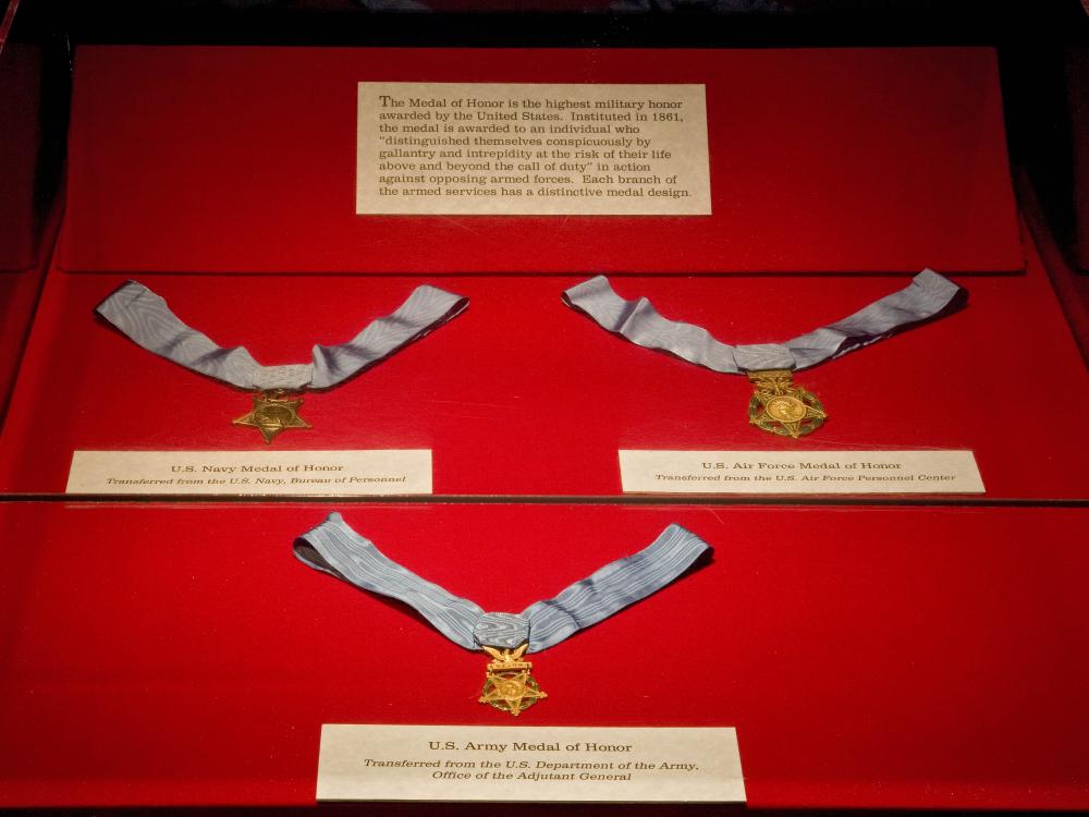 Medal of Honor exhibit at the National Air and Space Museum