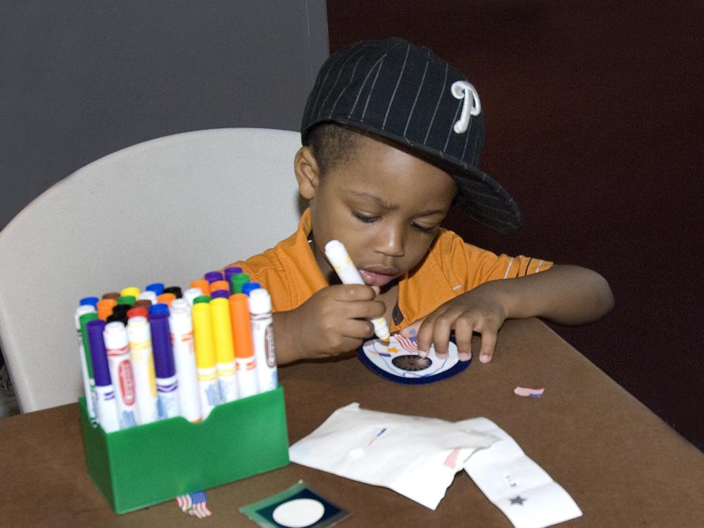 Young Patron Enjoying Space Day 2008