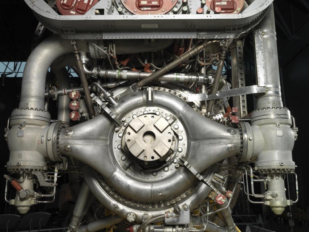 F-1 Rocket Engine at the Steven F. Udvar-Hazy Center