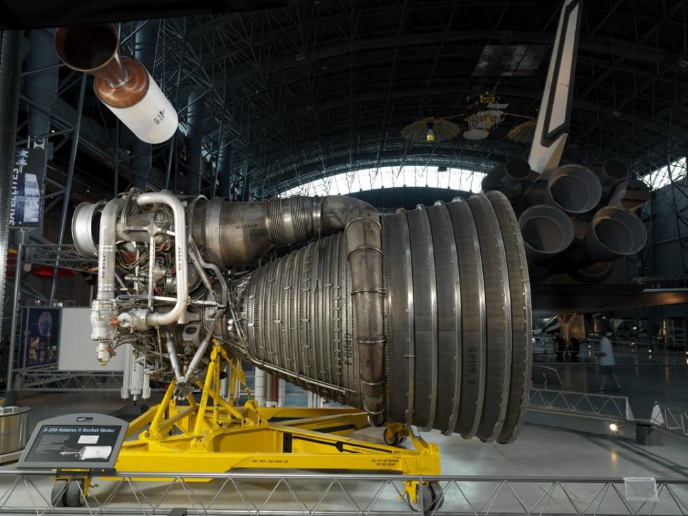 F-1 Rocket Engine at the Steven F. Udvar-Hazy Center