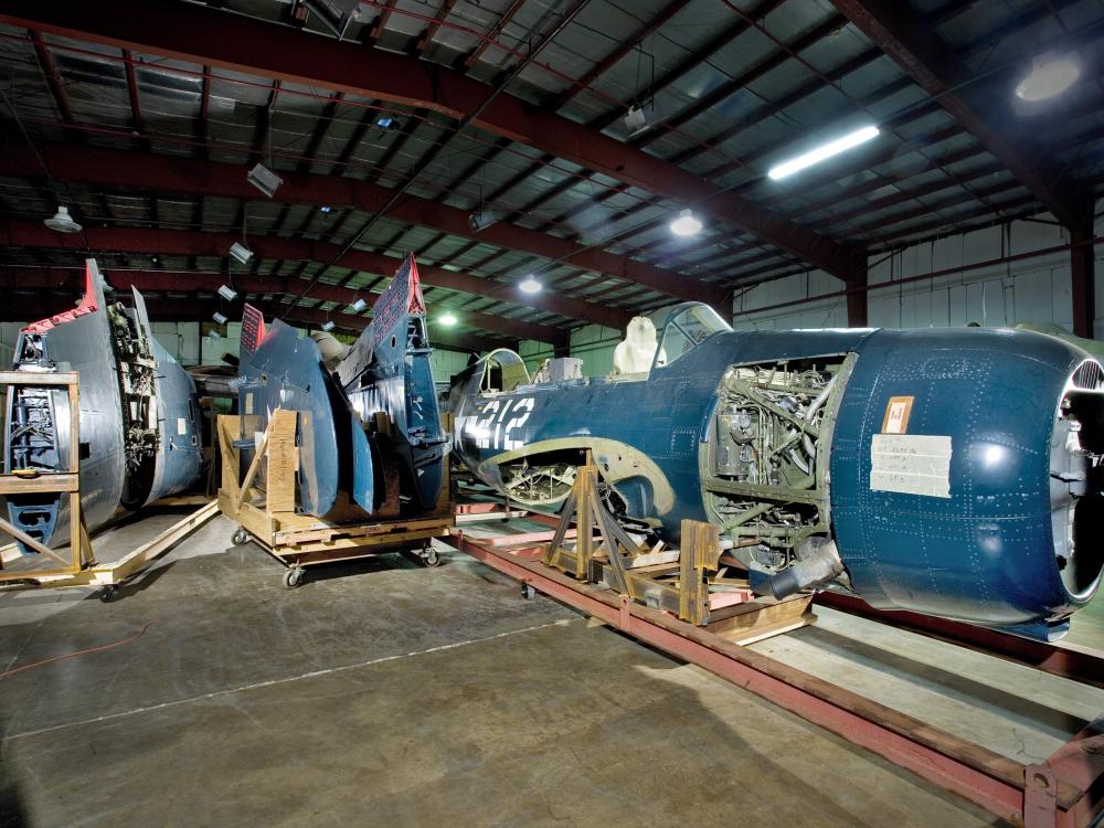 The Curtiss SB2C-5 Helldiver Awaits Restoration