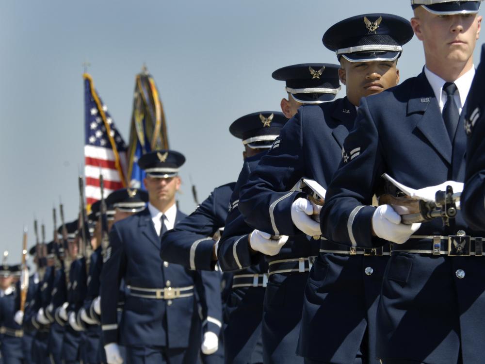 The Air Force Honor Guard Drill Team