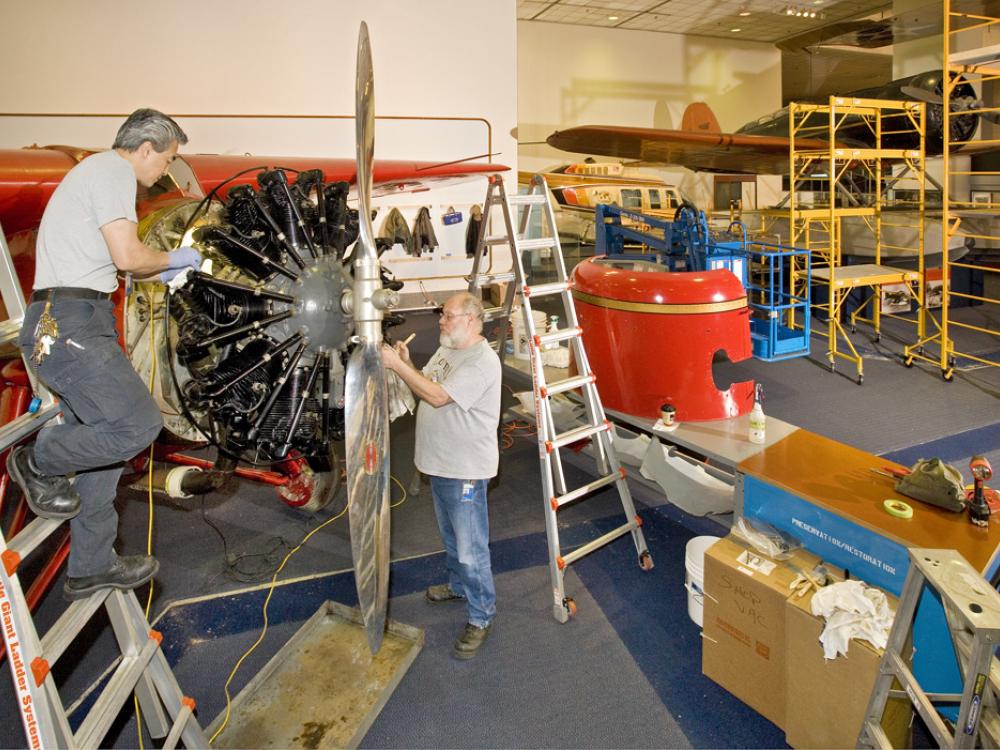 Lockheed Vega Cleaning