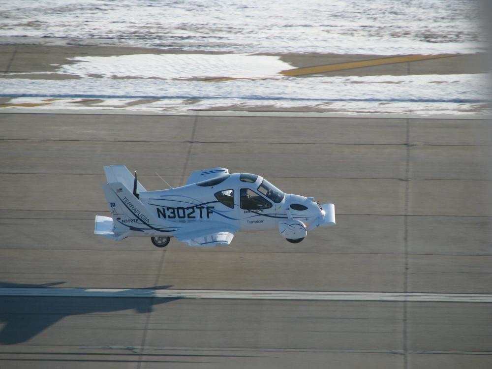 First Flight of the Terrafugia  Transition