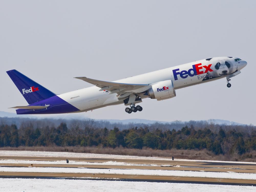 Panda Plane - Tai Shan Departs from Dulles Aboard Boeing 777