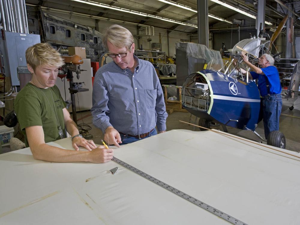 Volunteers at the Garber Facility