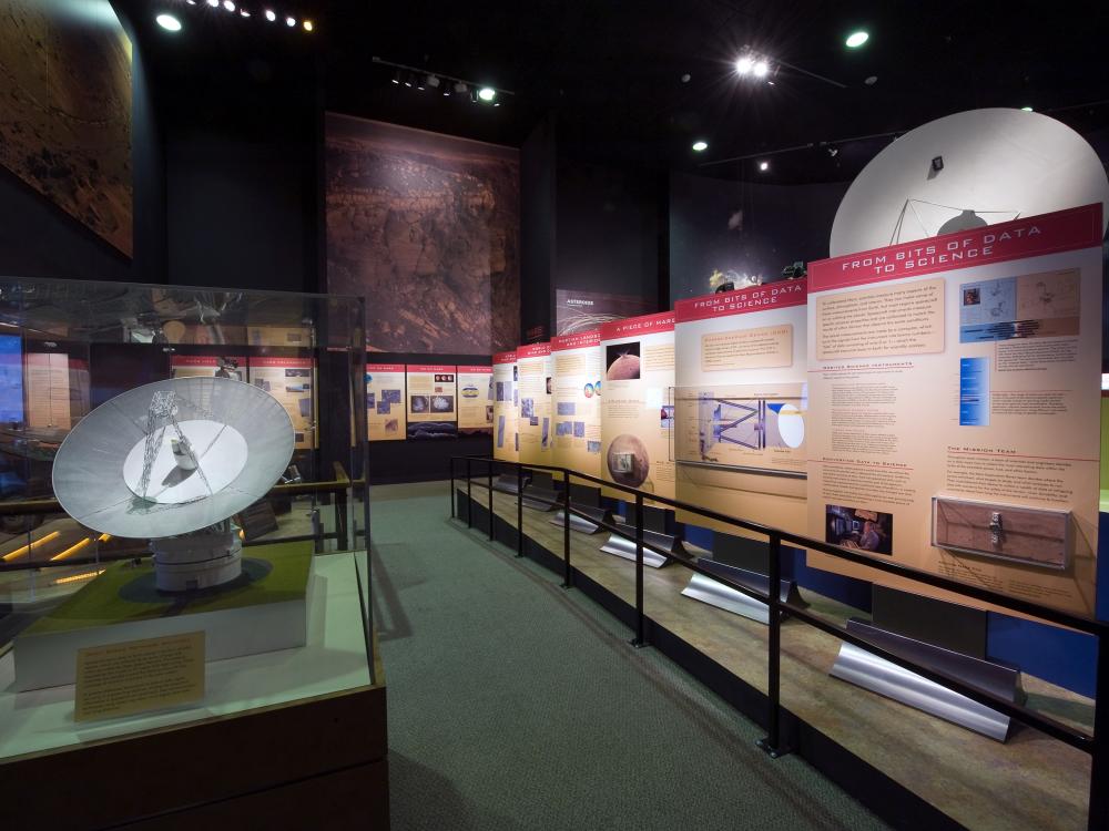 Mars Exhibit Inside the "Exploring the Planets" Gallery