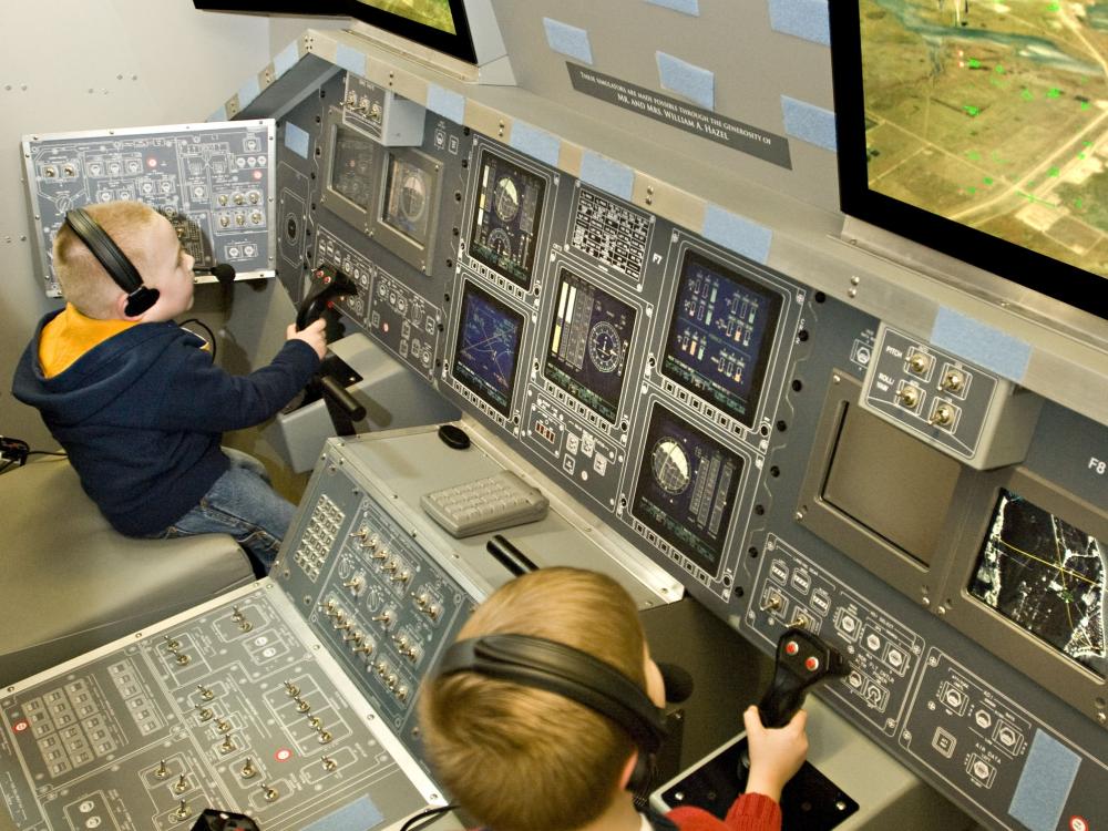 Shuttle Simulator at the Steven F. Udvar-Hazy Center