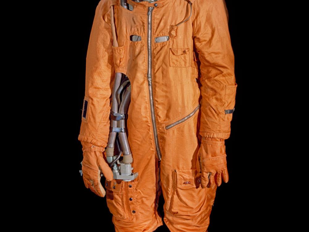 Yuri Gagarin wore a spacesuit similar to this one.