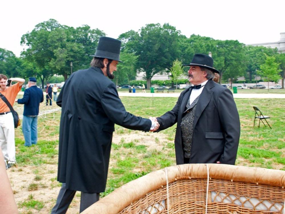 President Lincoln and Thaddeus Lowe