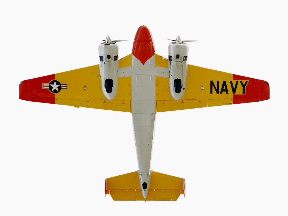 <i>Beechcraft Model 18 (SNB-2)</i> on display in <i>The Jet As Art</i>