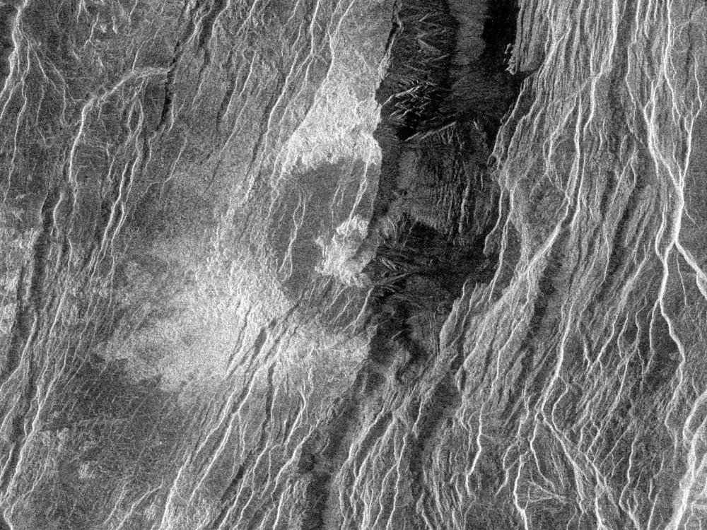 Crater Somerville on Venus