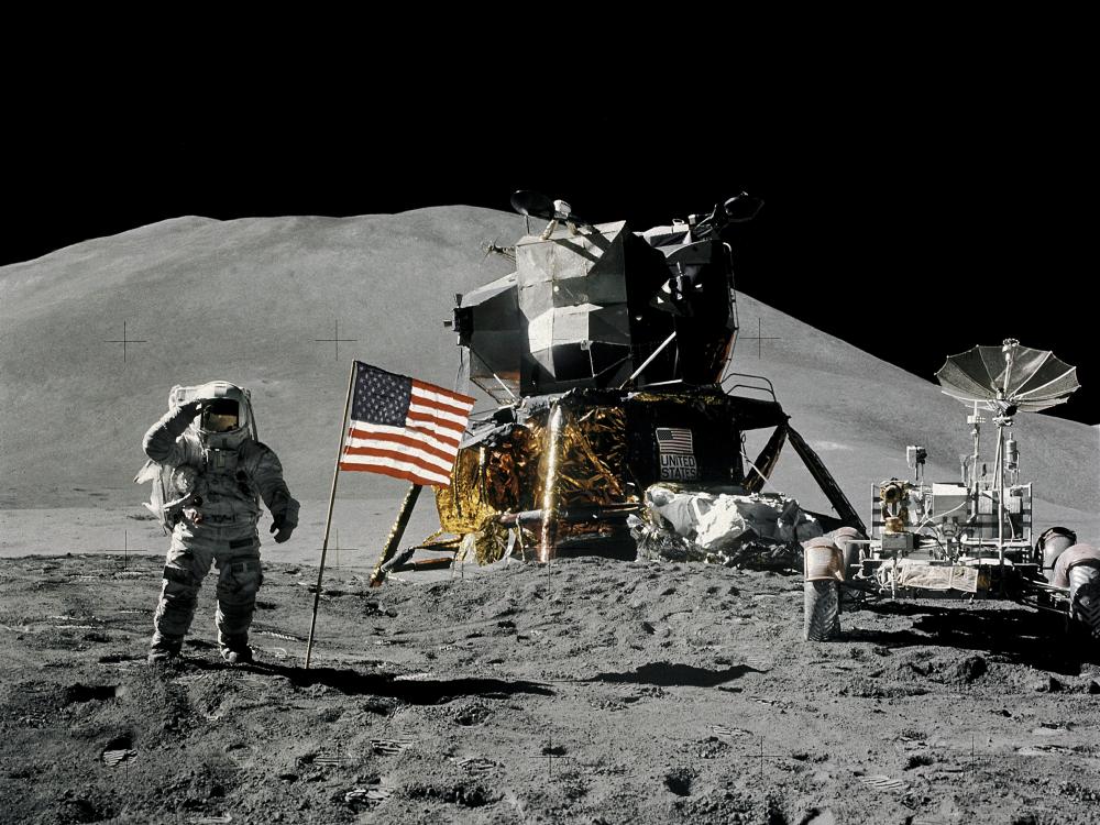 Jim Irwin Apollo 15 Salute