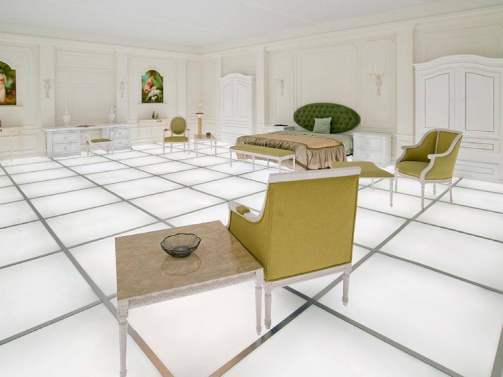 Recreation of the room from 2001: A Space Odyssey