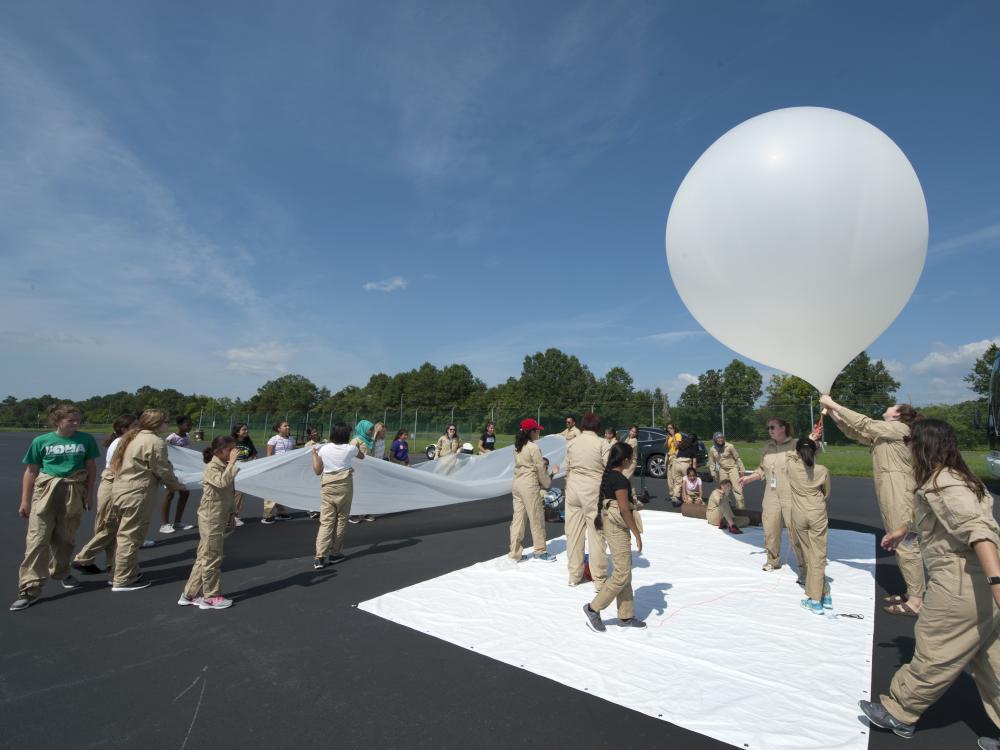 weather balloon launch