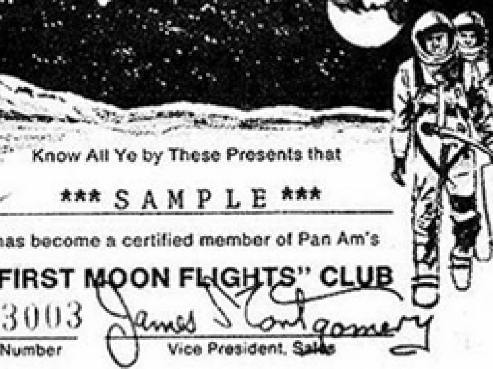 First Moon Flights” Club 