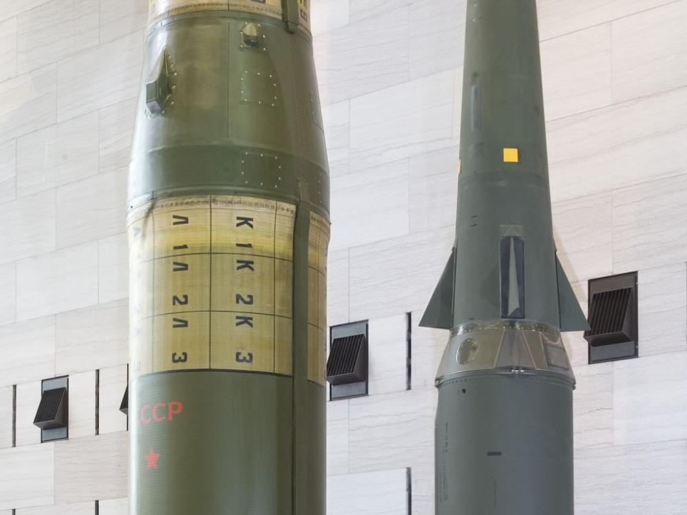 Pershing II and SS-20 Missiles at the National Air and Space Museum