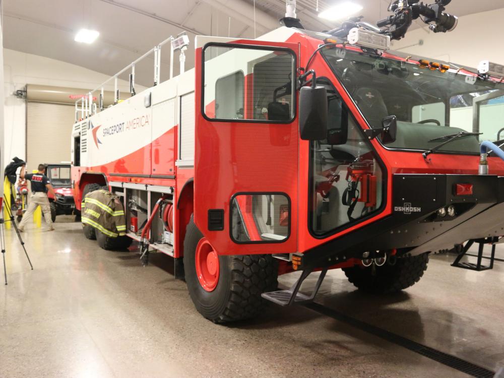 Equipment in the Spaceport America Fire Station