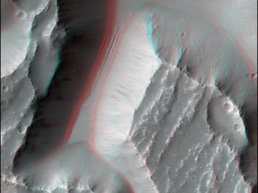 3D Anaglyph of Kasei Valles on Mars