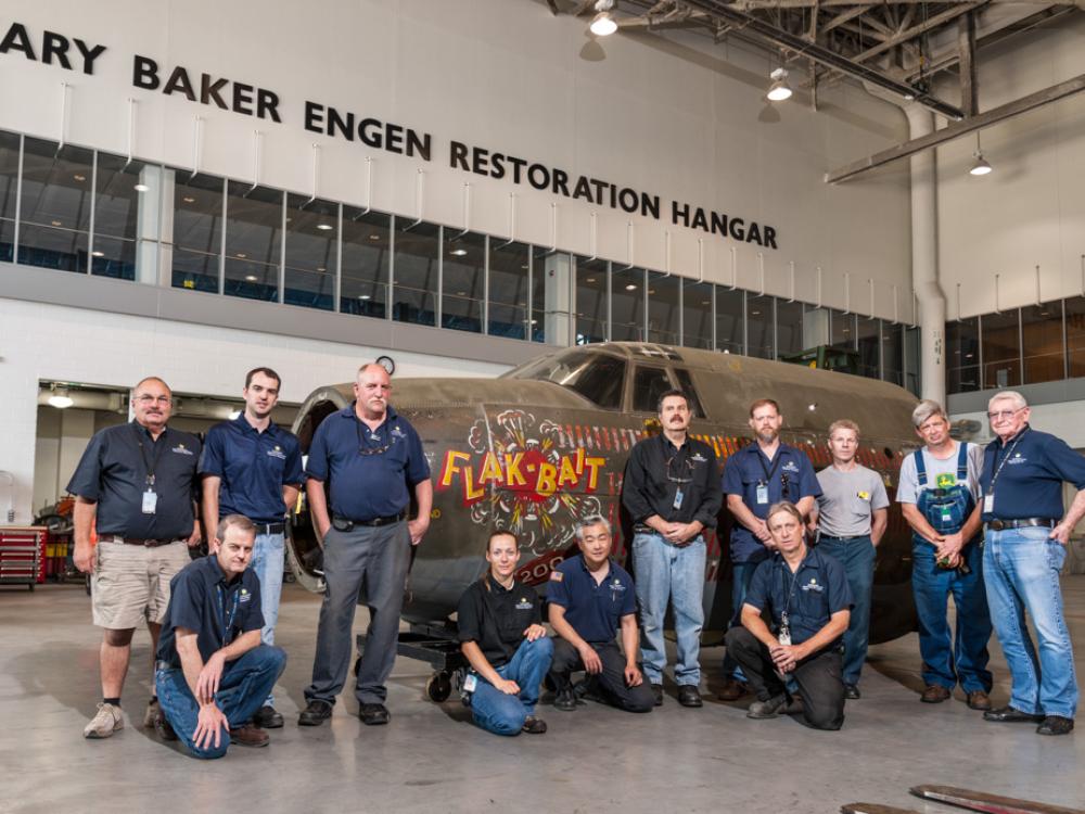 Moving the Martin B-26B Marauder <em>Flak-Bait</em>'s Forward Fuselage