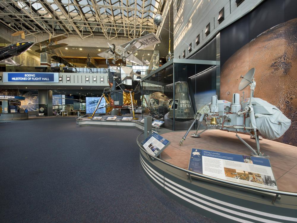 View of the New Boeing Milestones of Flight Hall 