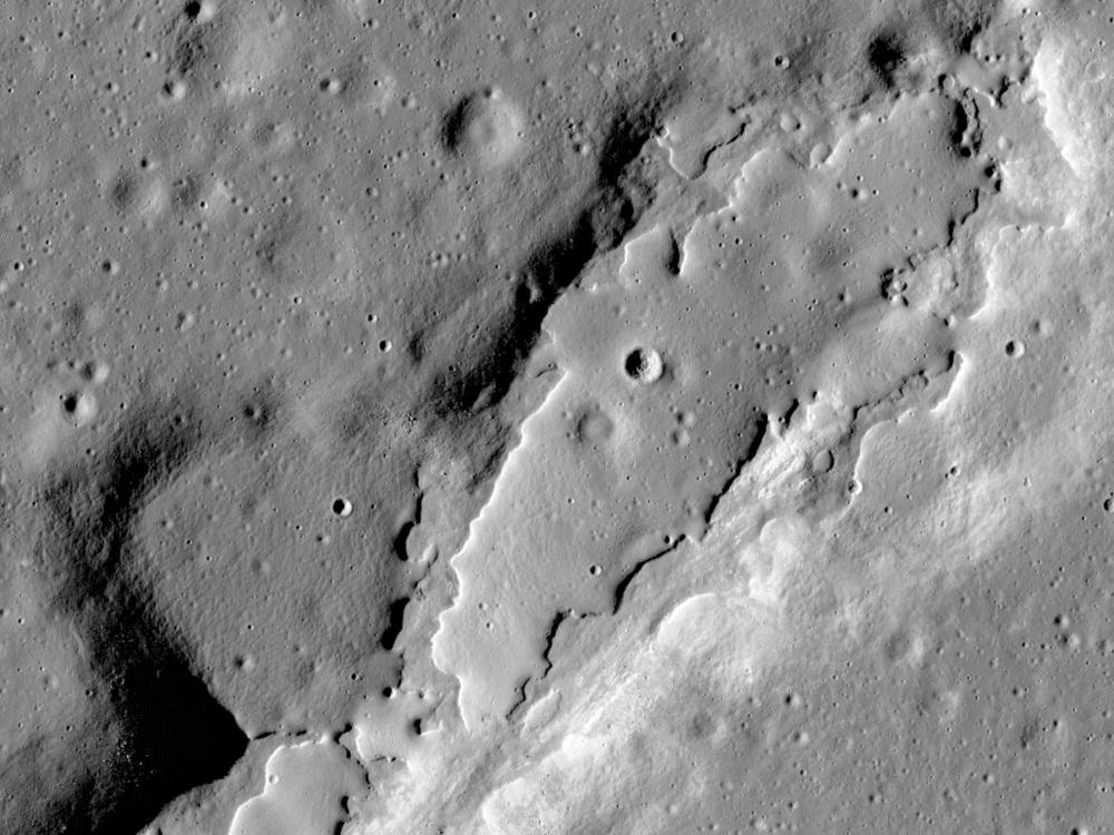 Collapsed Area of Moon