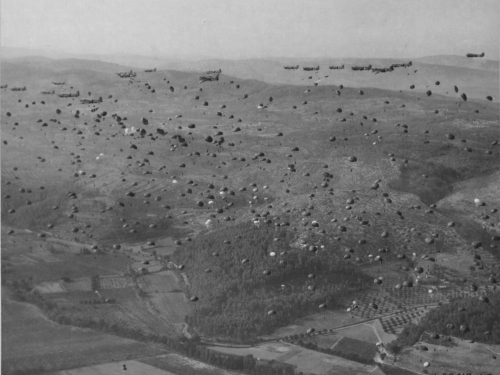 Paratroopers Over Southern France