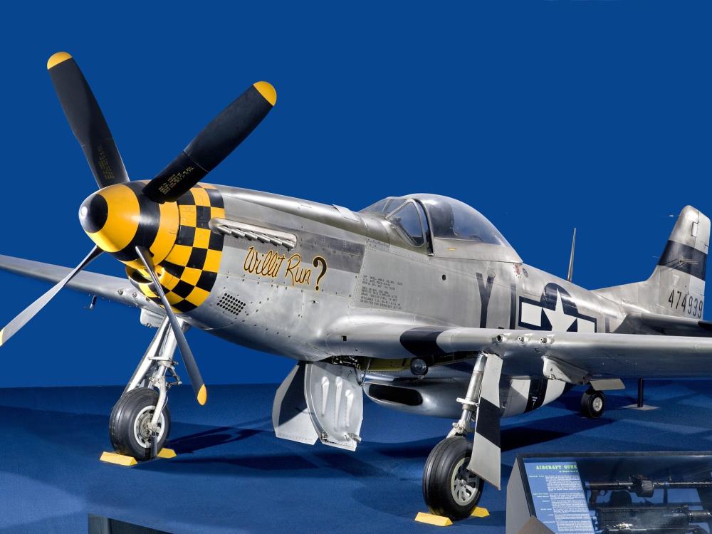 The P-51 Mustang became a long-range escort fighter for the U.S. Armed Forces against Nazi Germany.