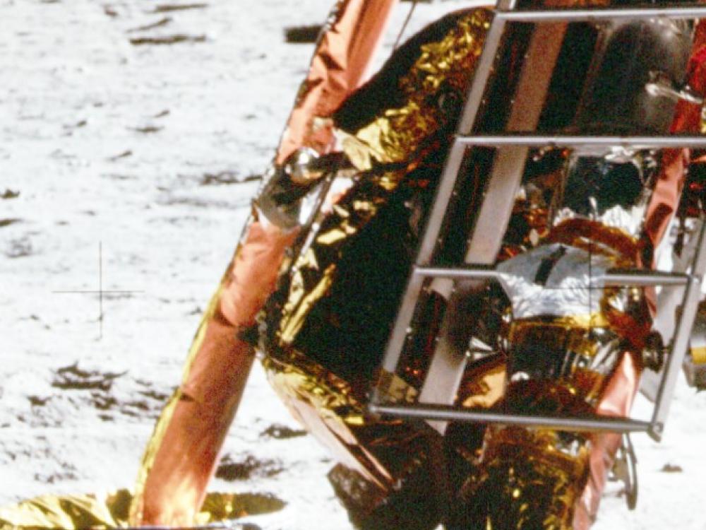 Close up of the spacecraft's MESA. 