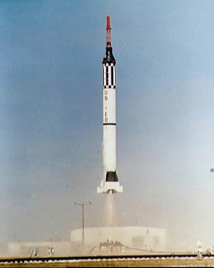 first american rocket in space