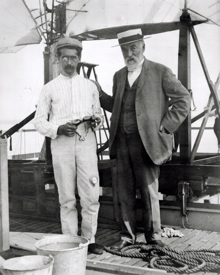 Samuel P. Langley and Pilot Charles Matthew Manley