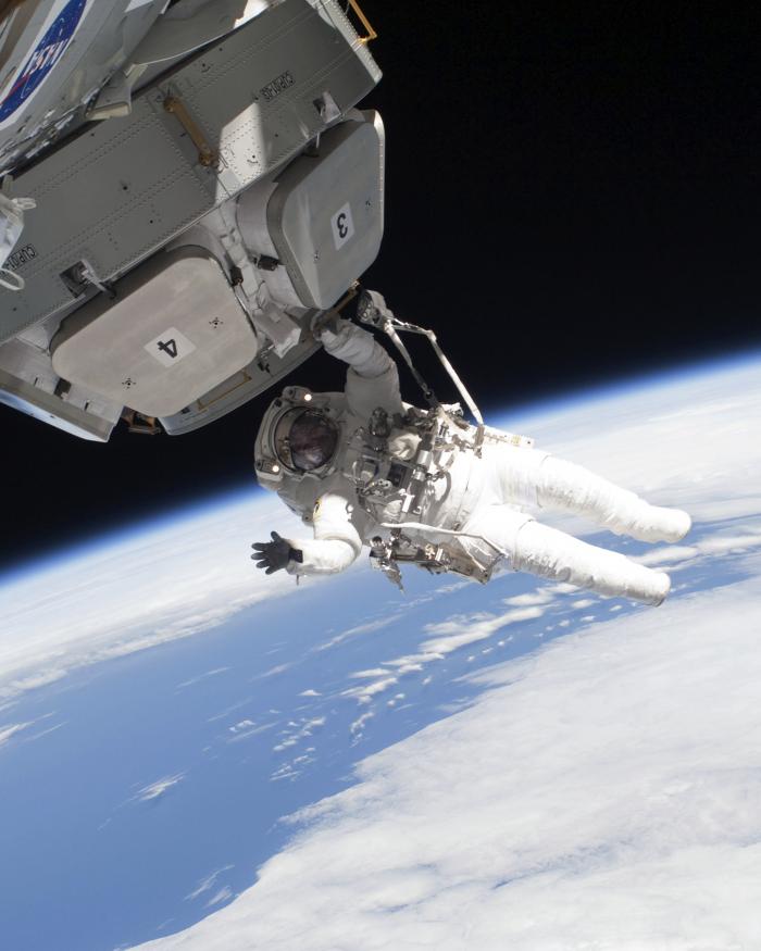 STS-130 EVA - International Space Station Cupola